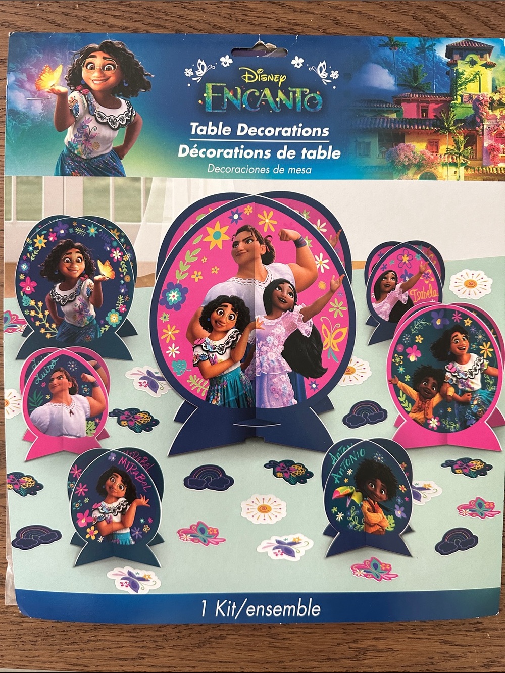 Disney Encanto Pink & Navy Table Decorations Kit